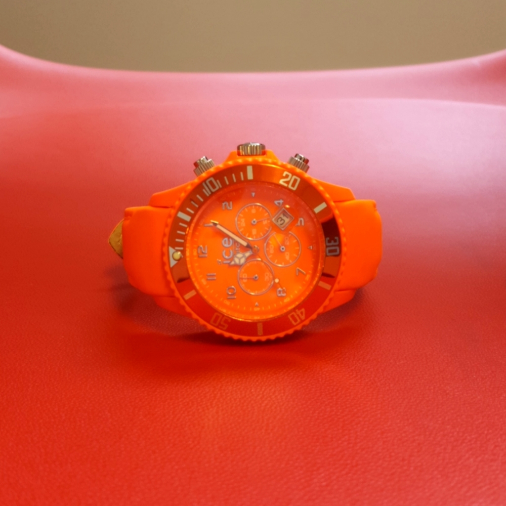 Ice Watch Unisex Chronograph Orange watch